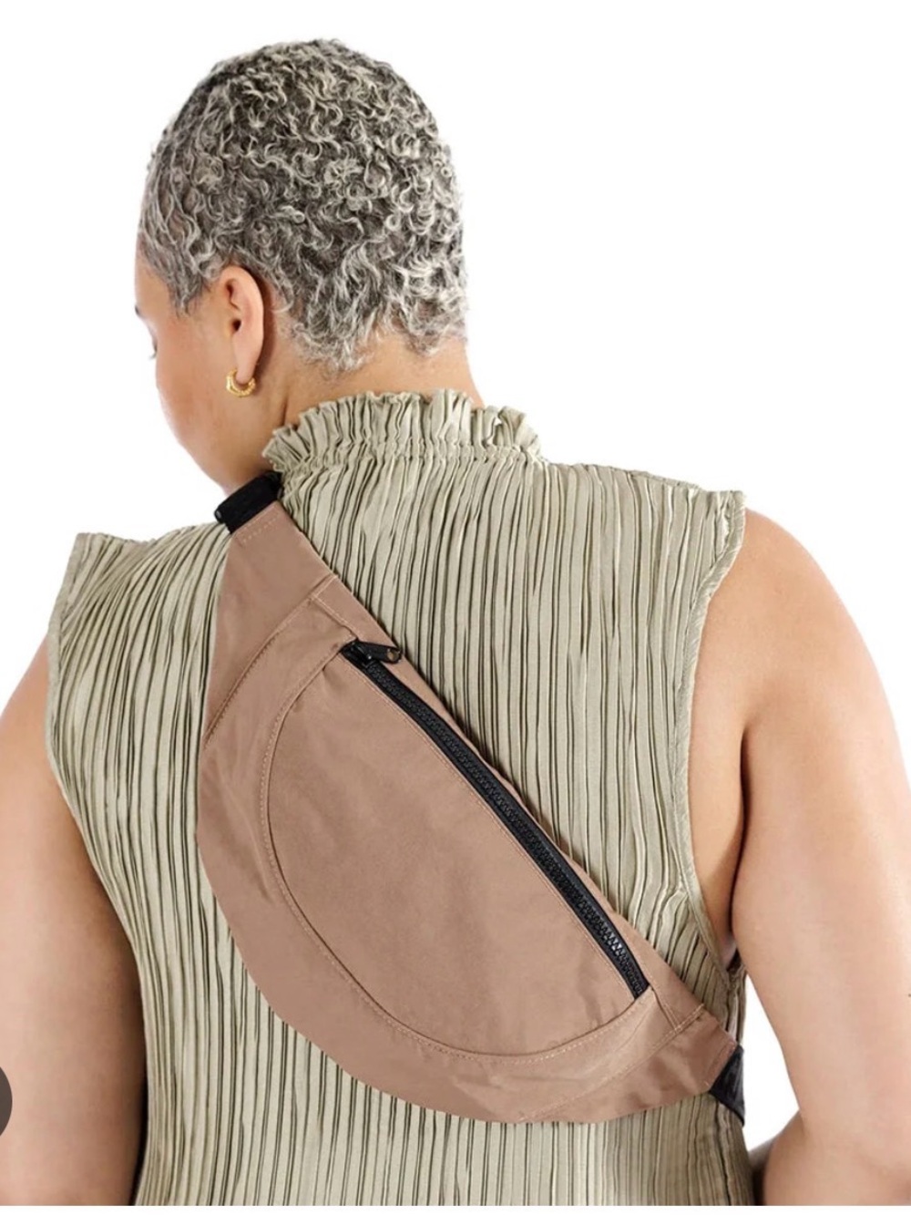 Baggu Crescent Brown Fanny Belt Bag - Picture 2 of 4